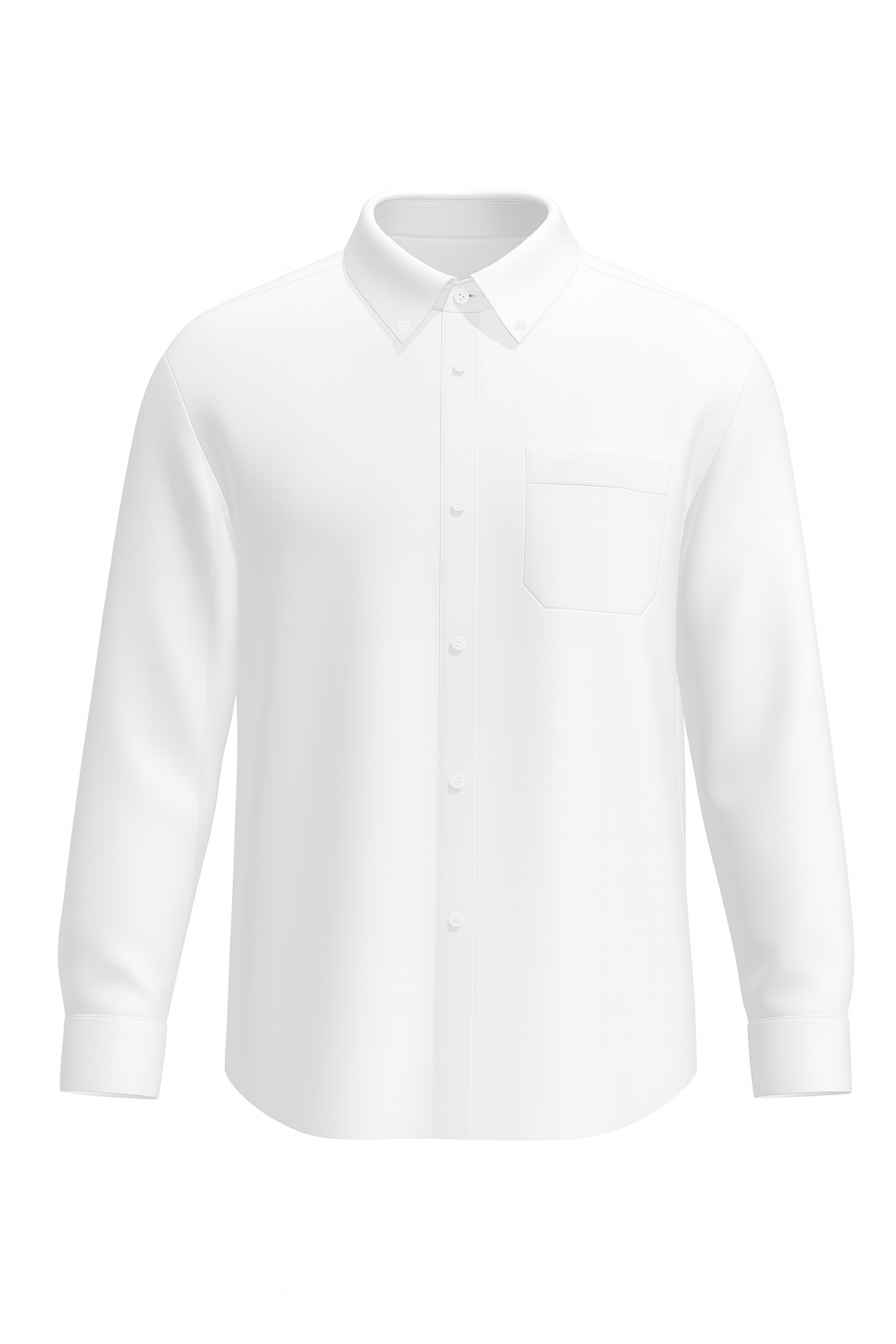 Lands End-Men's Short Sleeve Easy Care Twill Shirt